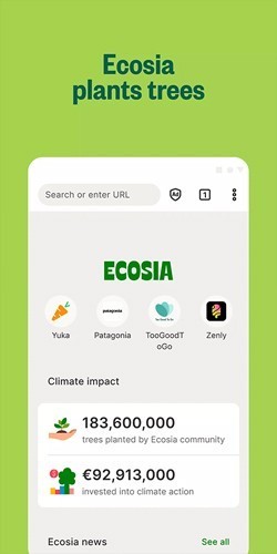 Ecosia浏览器截图4