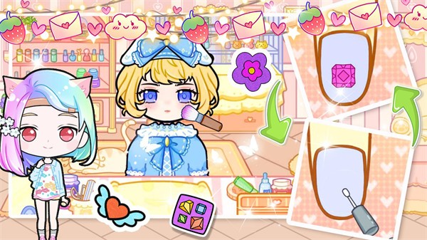 迷你小镇公主美甲新版