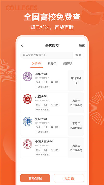高考志愿管家填报工具