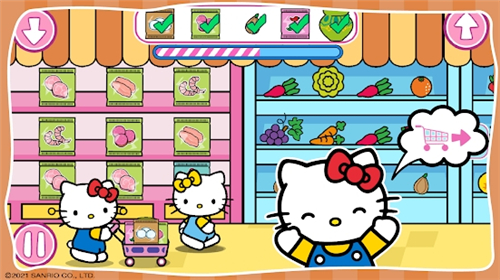 凯蒂猫超市购物