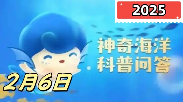 神奇海洋2月6日答案最新2025-竖琴海豹之所以得名是因为