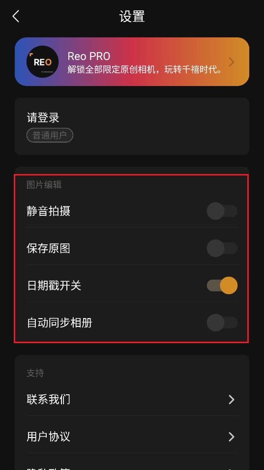 Reo复古相机