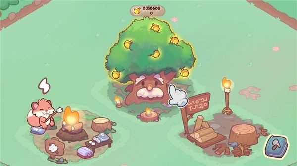 怎么让小动物进行伐木配图4