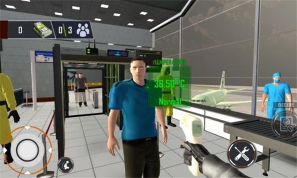 机场隔离区安检模拟器