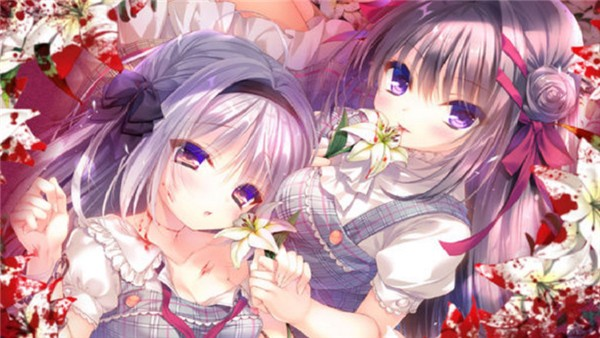 染成红色的真爱百合