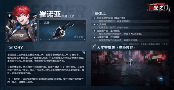 零始之门诺亚战斗技能及背景故事展示