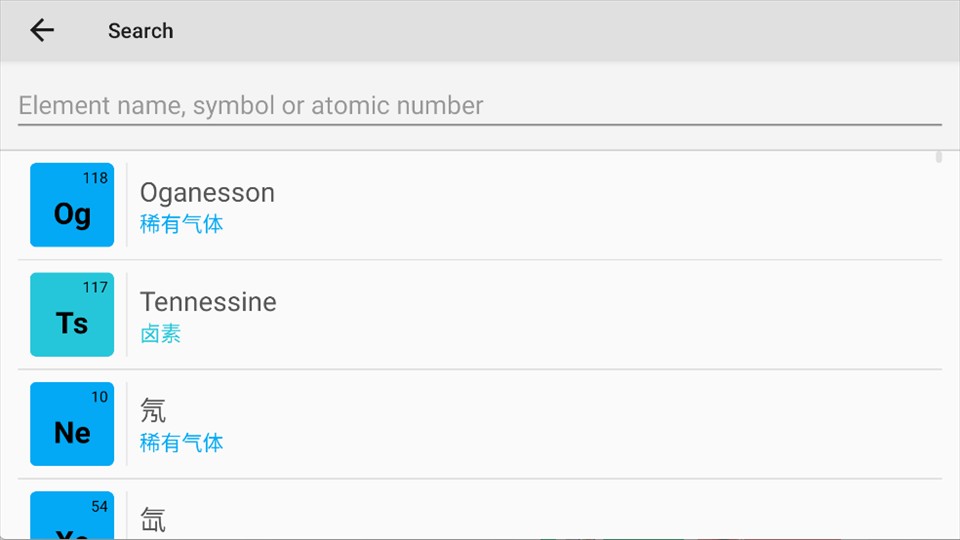 元素周期表专业版