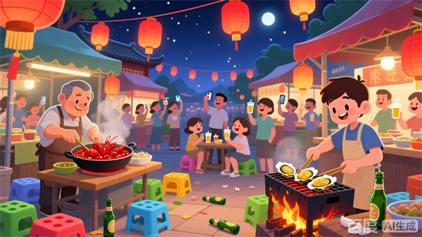 方糖人夜市