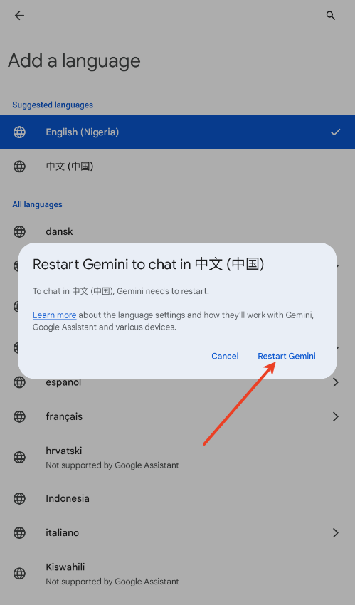 Gemini3.0手机端