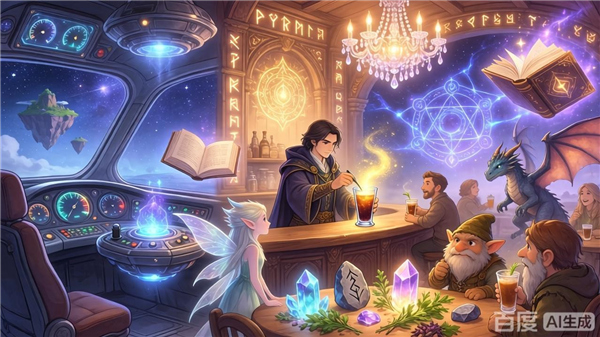 魔法飞船与咖啡屋