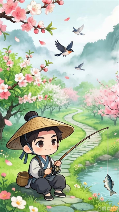 桃园摸摸鱼